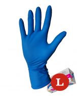 Nitrile PRO long cuff 8.8G blauw (L) 10x100st