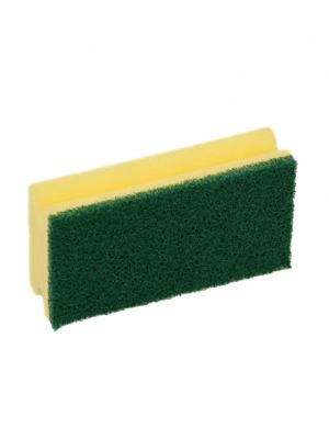 Yellow sponge with grip and green scouring pad 320pcs