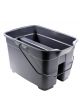 Double bucket grey (5pcs)