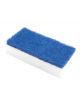 Schuurspons 115x65x25mm wit melamine met blauw vlies 10st